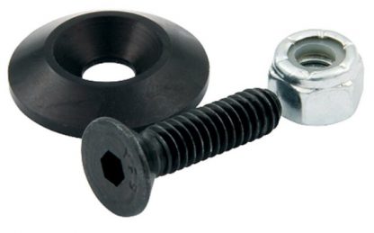 Countersunk Bolts #10 w/1in Washer Black 50pk