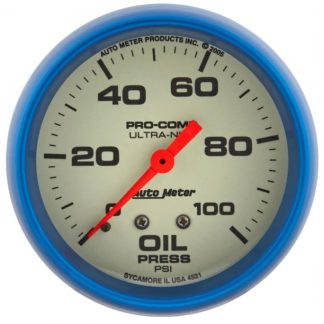AutoMeter 4521 Ultra-Nite Mechanical Oil Press. Gauge