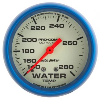 AutoMeter 4531 Ultra-Nite Mechanical Water Temperature Gauge
